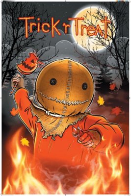 "Sam on Fire Poster - Trick 'r Treat"