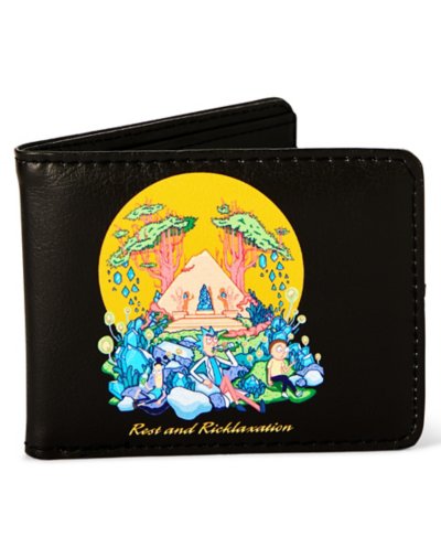 Rest and Ricklaxation Bifold Wallet - Rick and Morty