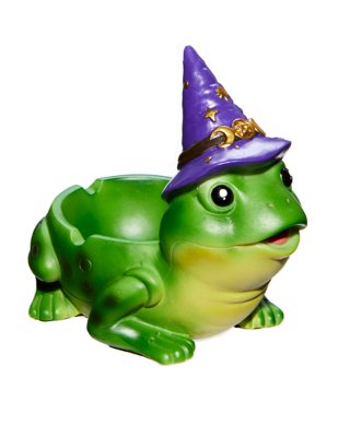 "Frog Wizard Molded Ashtray"