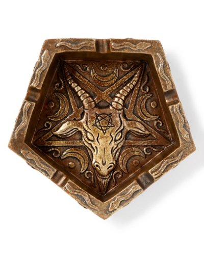 "Baphomet Molded Ashtray"