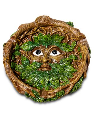 "Treeman Face Molded Ashtray"