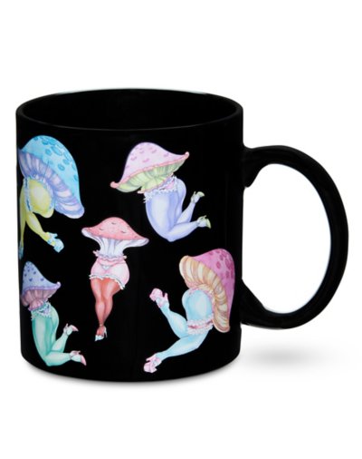 Mushroom Pinup Coffee Mug - 20 oz.