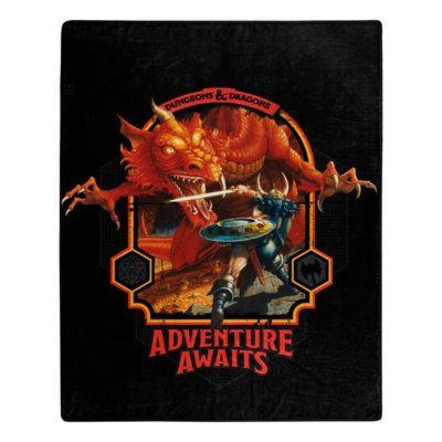 "Adventure Awaits Fleece Blanket - Dungeons & Dragons"