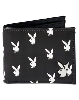 "Black Playboy Bunny Bifold Wallet"