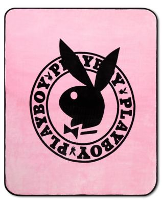 Pink playboy best sale bunny blanket