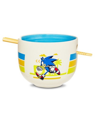 "Sonic the Hedgehog Run Bowl with Chopsticks"