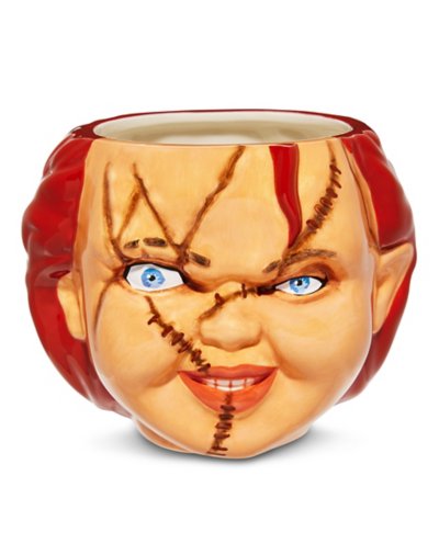 Molded Chucky Head Mug - 20 oz.