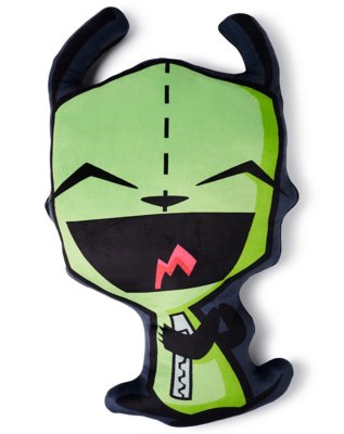 "Laughing Invader Zim Pillow"