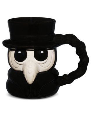 "Plague Doctor Molded Coffee Mug - 20 oz."