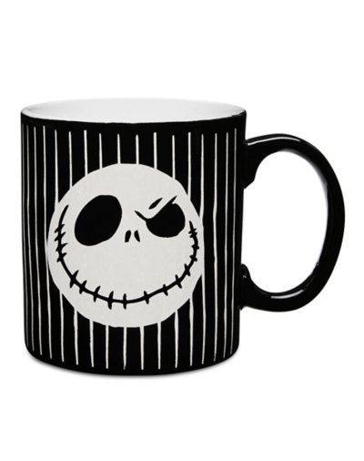 "Jack Skellington Pinstripe Coffee Mug 20 oz. - The Nightmare Before Ch"