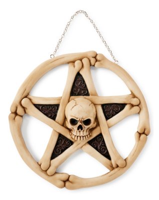 "Pentagram Skull Hanging Wall Decoration"