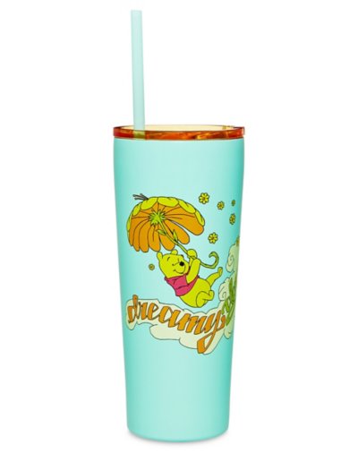 Dreamy Days Floral Cup with Straw 22 oz. - Winnie the Pooh