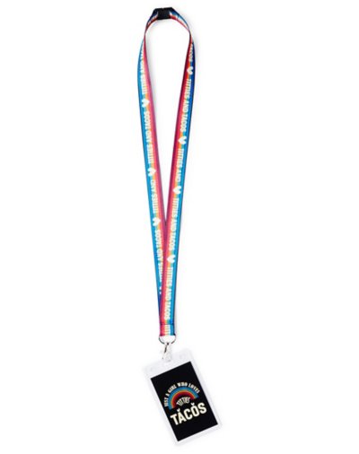 Girls Love Tacos Lanyard