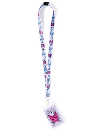 Cat Moon Lanyard