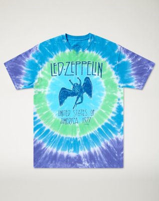 "Tie Dye Led Zeppelin USA '77 T Shirt"