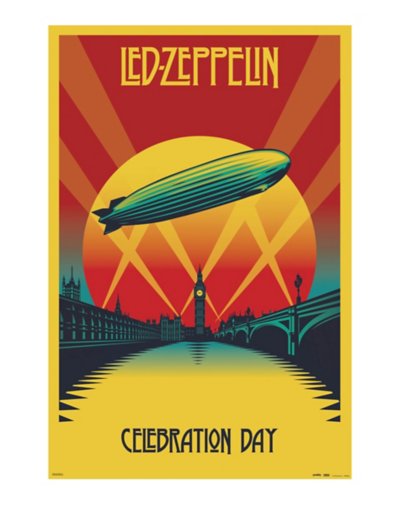 "Led Zeppelin Celebration Day Poster"