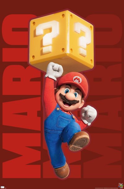 Mario Jumping Poster - Super Mario Bros.