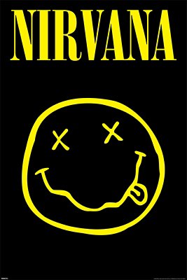 "Nirvana Smiley Logo Poster - Nirvana"