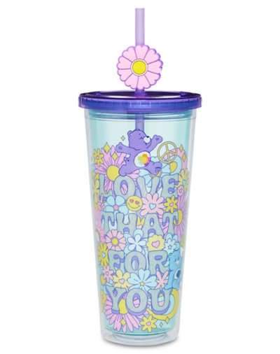 "Love That For You Cup with Straw and Topper 24 oz. - Care Bears"