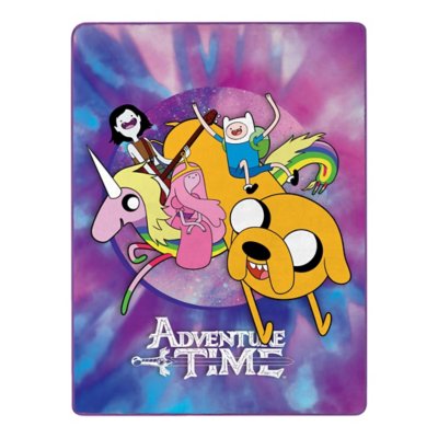 "Adventure Time Flying Friends Fleece Blanket"