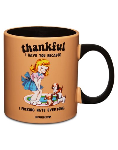 "Thankful Dog Coffee Mug - Untamedego"