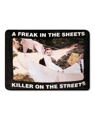 "A Freak in the Sheets Fleece Blanket - Halloween"