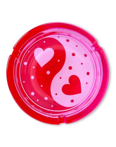 "Heart Yin Yang Ashtray"