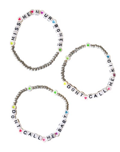 Multi-Pack Don't Call Me Baby Best Friend Bracelets - 3 Pack