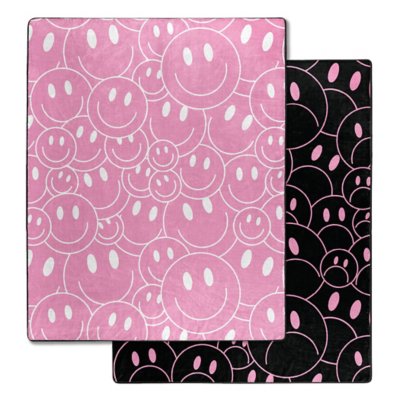 "Smile Double-Sided Fleece Blanket"