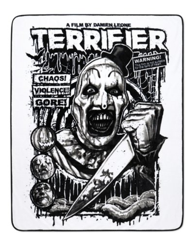 "Art the Clown Chaos Fleece Blanket - Terrifier"