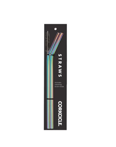 "Prism Straws with Brush - 2 Pack"