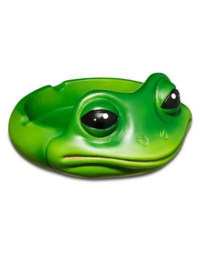 "Frog Head Molded Ashtray"
