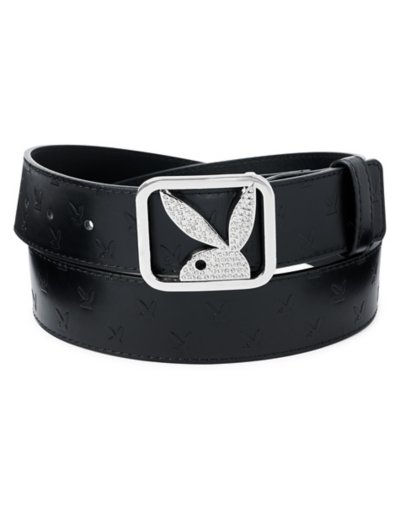 Black Half Playboy Bunny Belt