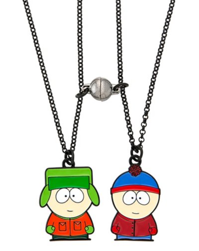 Multi-Pack Kyle and Stan Best Friend Necklaces 2 Pack - South Park