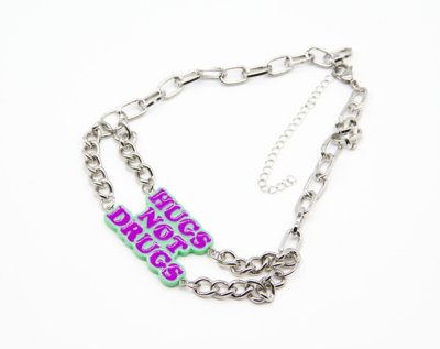 Hugs Not Drugs Choker Necklace - Danny Duncan