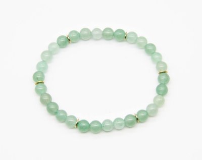 Jade Semi-Precious Stone Beaded Bracelet