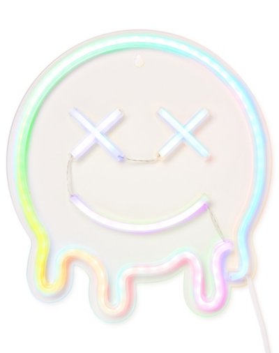 Trippy Smiley Face Neon Light