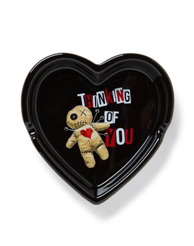 "Thinking Of You Voodoo Doll Heart Ashtray"