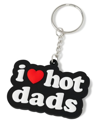 I Heart Hot Dads Keychain - Danny Duncan