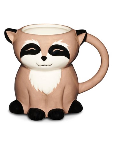 "Raccoon Molded Coffee Mug - 16 oz."