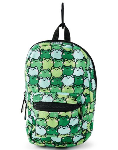 Frog Mini Backpack Keychain