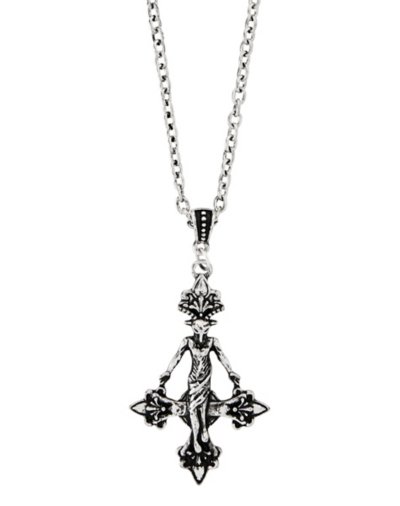 Baphomet Cross Pendant Necklace