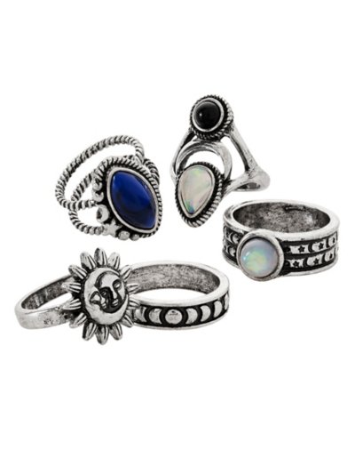 Multi-Pack Celestial Rings - 5 Pack