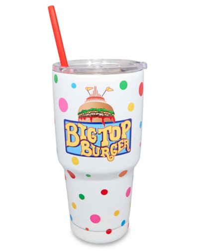 Big Top Burger Travel Tumbler with Straw 30 oz. - Killer Klowns from O