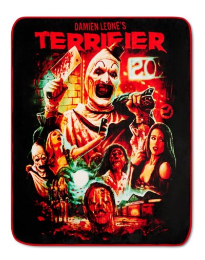 "Terrifier Movie Poster Fleece Blanket"