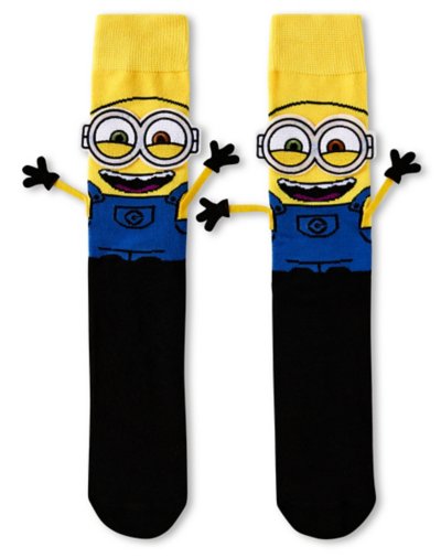 "3D Minion Crew Socks"