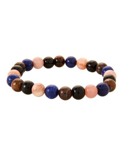 Tiger&#039;s Eye Strength Semi-Precious Beaded Bracelet