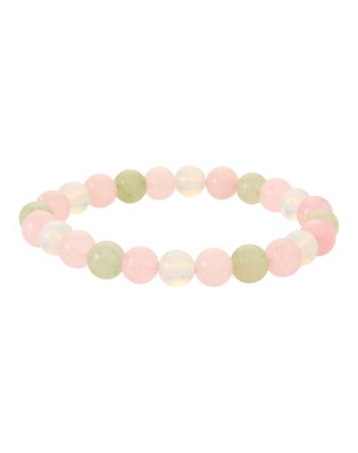 Rose Quartz Love Semi-Precious Beaded Bracelet