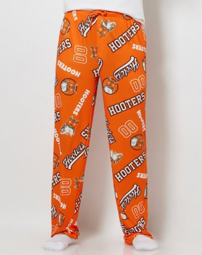 "Hooters Orange Lounge Pants"