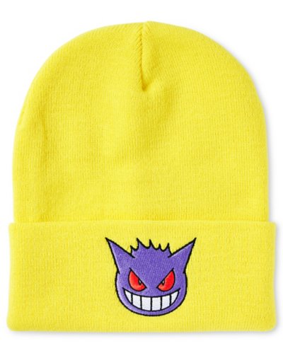 Yellow Gengar Cuff Beanie Hat - Pok?mon